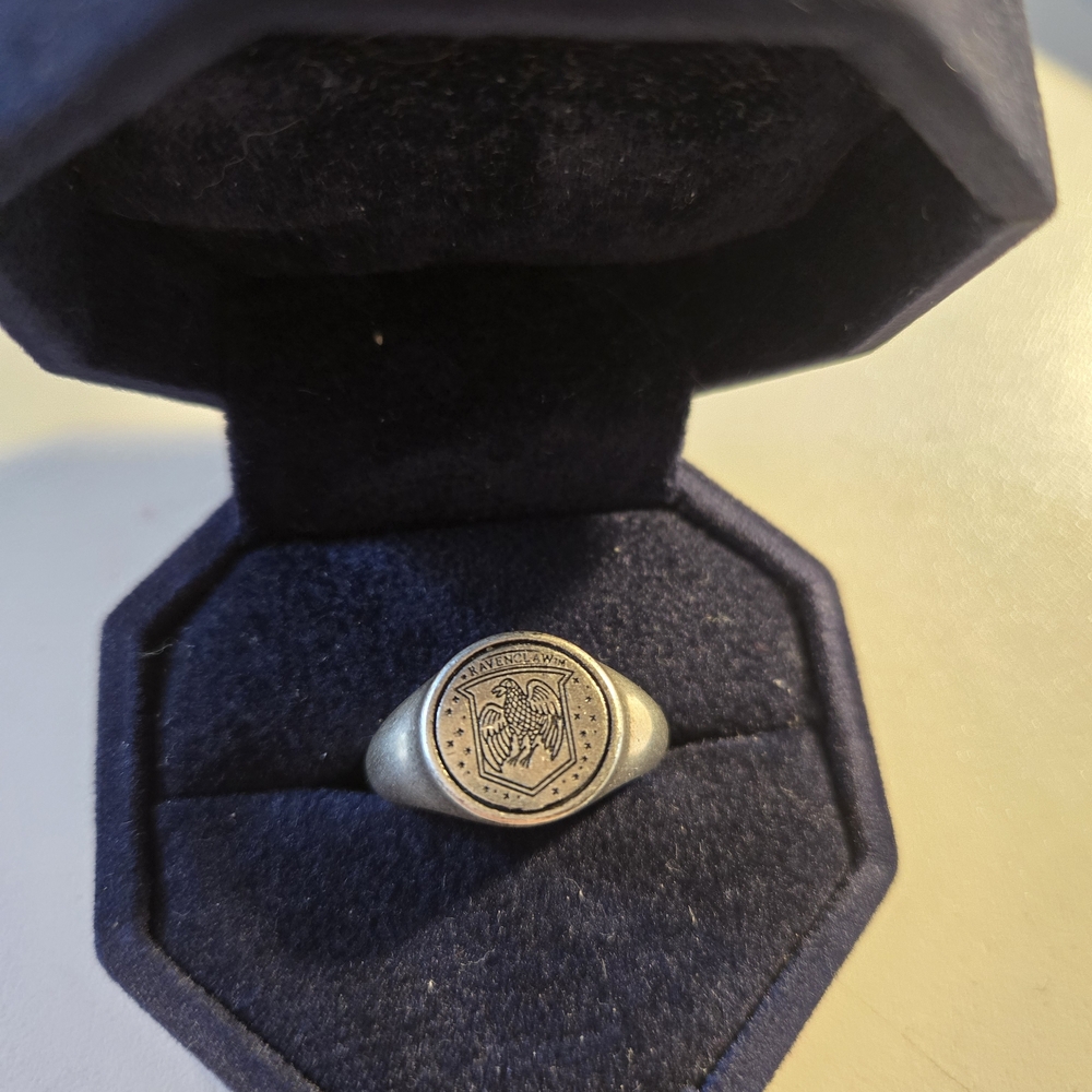 Silver Harry Potter Ravenclaw Signet Ring Size 8